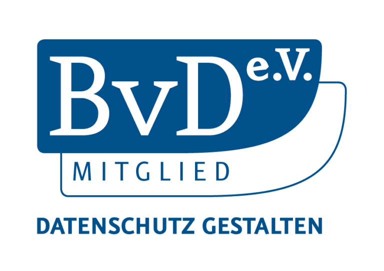 Mitglied im Berufsverband der Datenschutzbeauftragten Deutschlands (BvD) e. V.